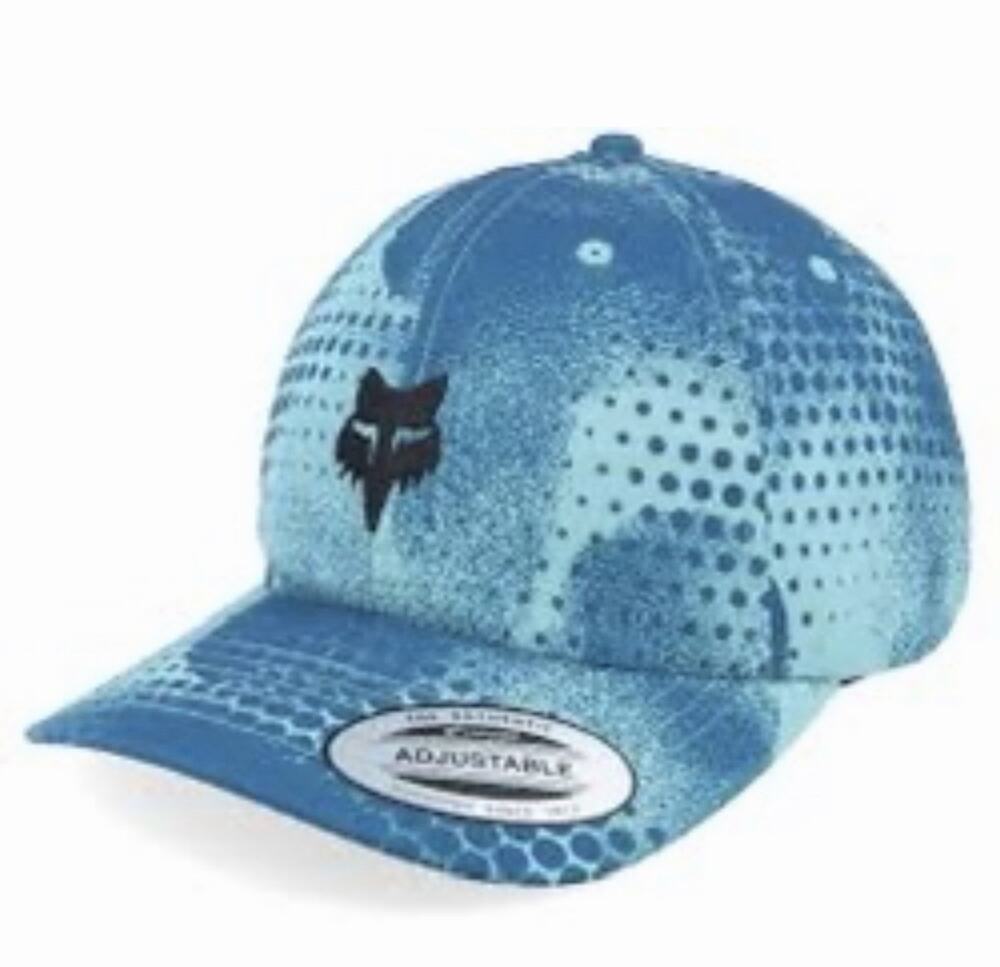 Fox Racing AOP SP25 Adjustable Hat Vintage Wash Blue NWT
